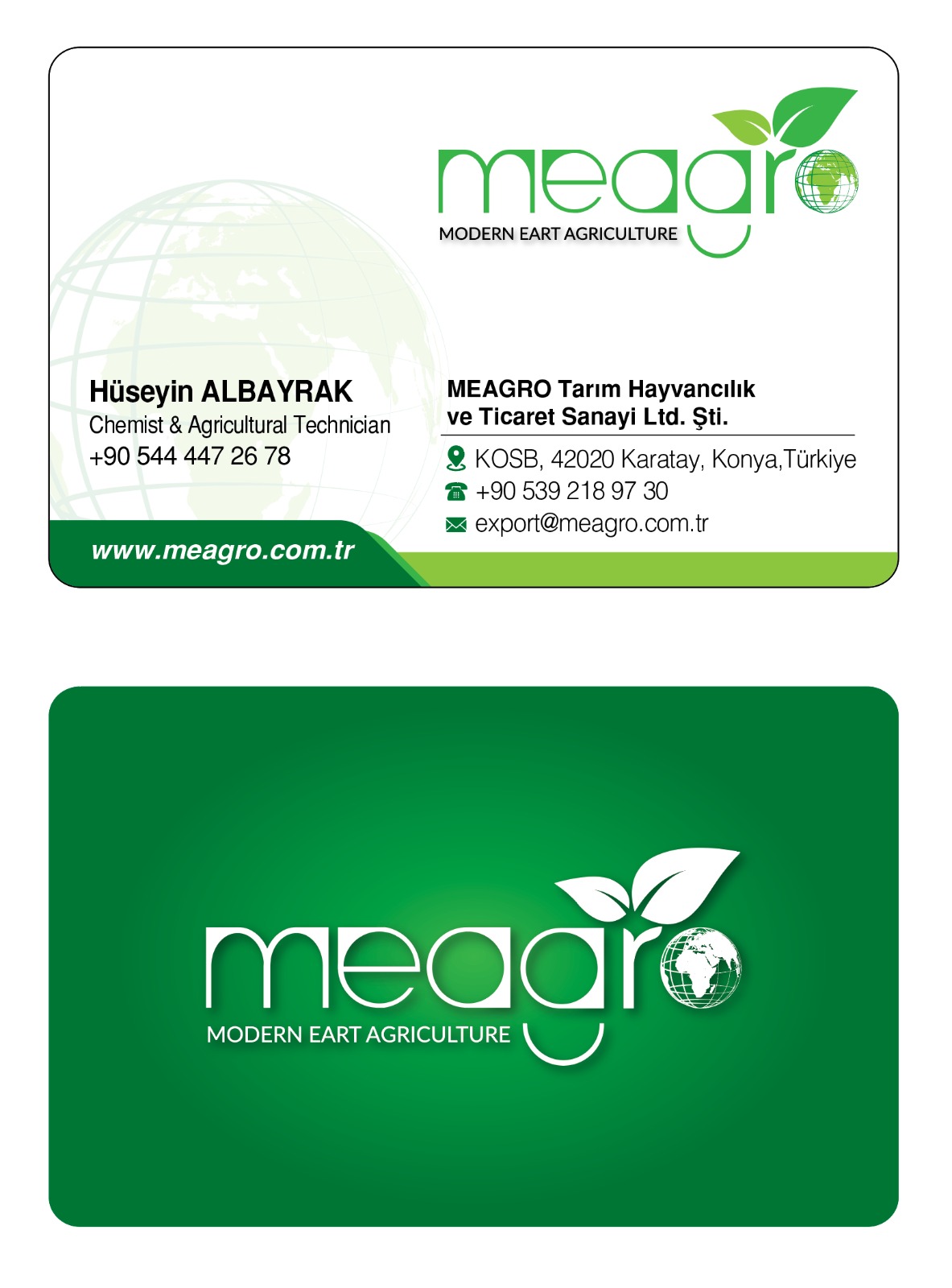 MeAgro Türkçe Broşür